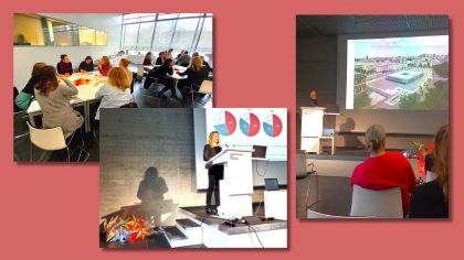 Collage mit Impressionen vom KulMon-Praxistag