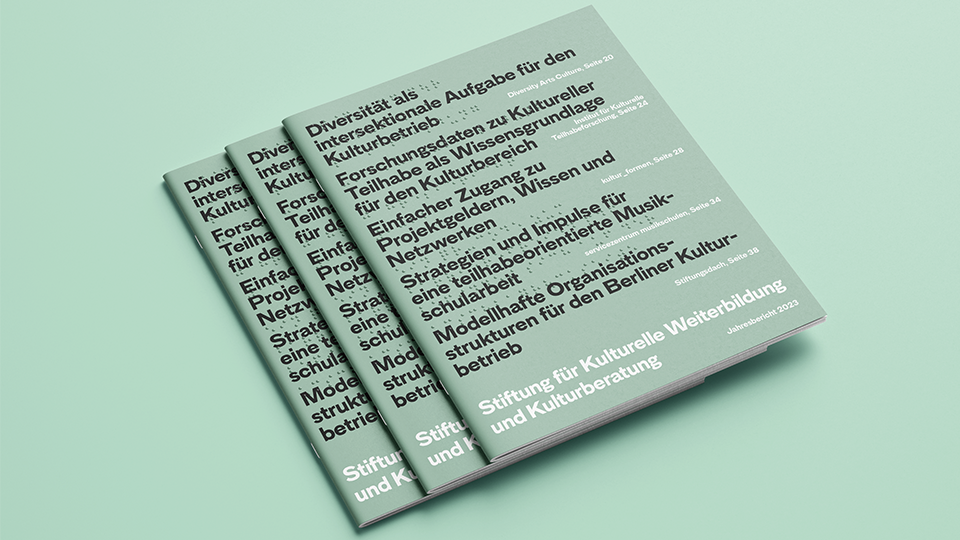 Cover-Motiv des Stiftungsjahresberichts 2023