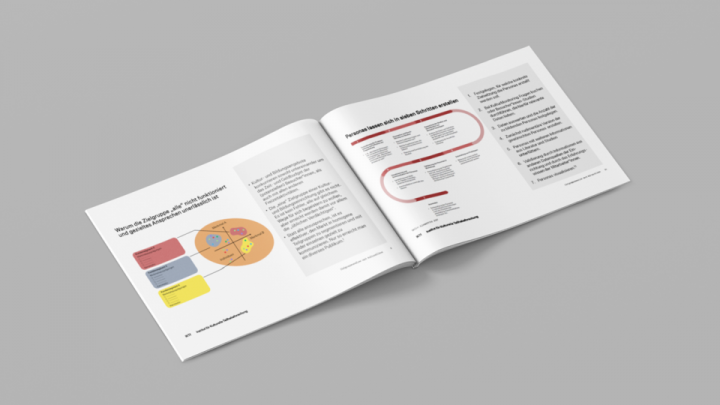 Blick in einen wissenschaftlichen Bericht mit verschiedenen Grafiken