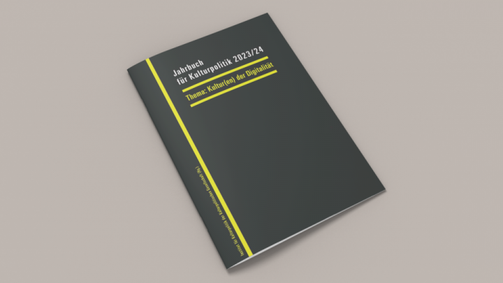 Ansicht des Covers des Jahrbuchs Kulturpolitik.